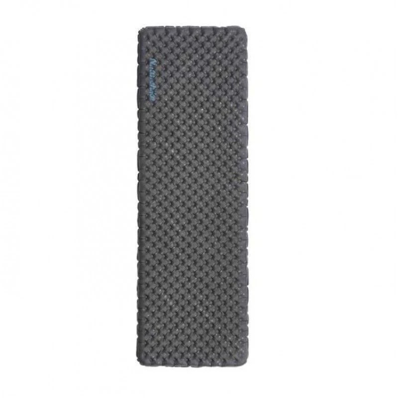 Килимок надувний з мішком-насосом Naturehike 196 см CNH22DZ018 чорний, фото 1