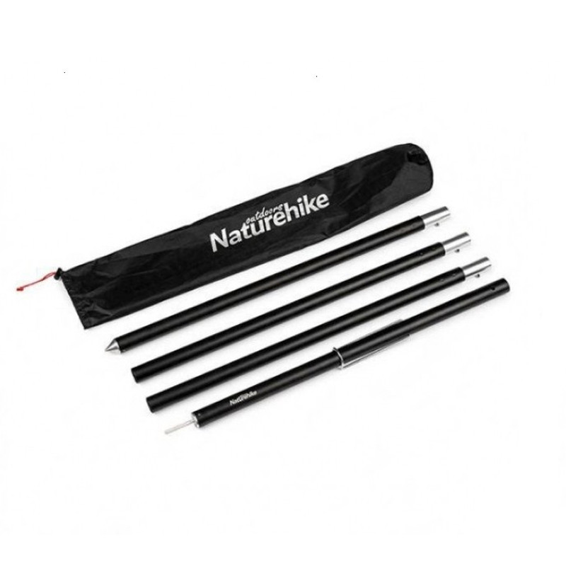 Стійка для тенту Naturehike Aluminum poles NH20PJ040 black, фото 1