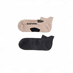 Шкарпетки Naturehike M 36-39 (2 пари) NH21FS014 бежевий/чорний