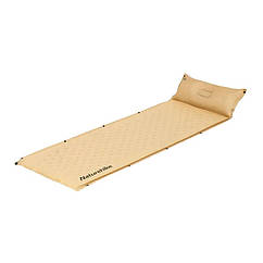 Килимок самонадувний одномісний з подушкою Naturehike 30мм CNH22DZ012 жовтий