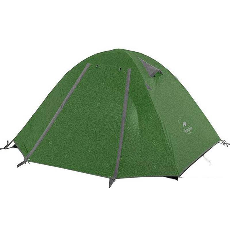 Намет Naturehike P-Series II (2-х місний) 210T 65D polyester Graphic NH18Z022-P forest green, фото 1
