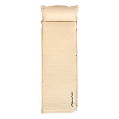 Килимок самонадувний з подушкою Naturehike 192х65 30 мм CNK2300DZ014 бежевий