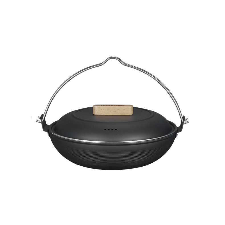 Сотейник з кришкою Naturehike Aluminum CNK2300CJ014 чорний, фото 1