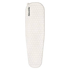 Килимок самонадувний овальний Naturehike 35 мм CNK2300DZ013 світло-сірий