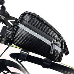 Велосумка на раму Rhinowalk Top Tube 1.3л T31 сarbon black