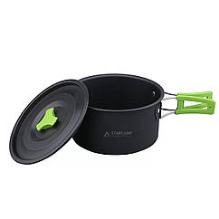 Набір посуду для кемпінгу Starcamp Cookware set 2-3 HX-CK05 black