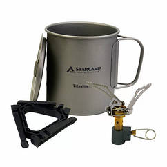 Набір для приготування їжі Starcamp Mug kit 750 мл HX-TKT02 titanium