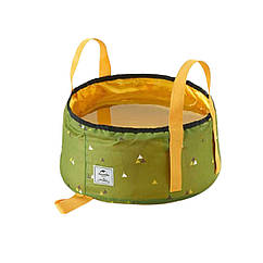 Відро складане Naturehike New Folding Washbasin S 10 л NH18L010-P green