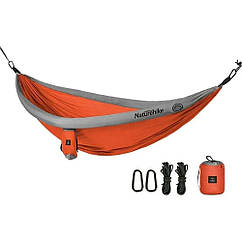 Гамак двомісний Naturehike 210T Inflatable pipe NH18D002-C orange