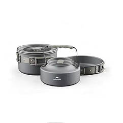 Набір посуду (каструля, сковорідка, чайник) Naturehike CNK2450CF010 grey