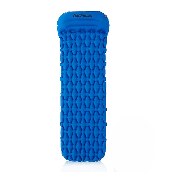 Матрац надувний з подушкою Naturehike FC-12 NH19Z012-P blue, фото 1