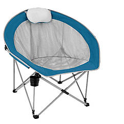 Крісло розкладне з підголівником Wejoy MOON XL WF2203 cyan/grey