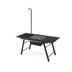 Стіл для барбекю сталевий Naturehike CNK2350CF018 black