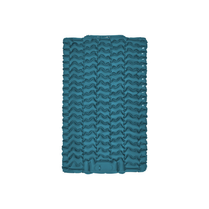 Матрац подвійний Naturehike CNK2550WS019 65 мм із мішком для надування blue, фото 1