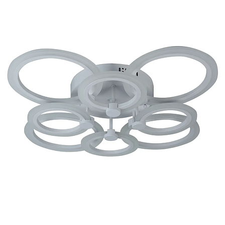 Стельова LED люстра, світлодіодний світильник Sunlight білий 6326/4+4, фото 2