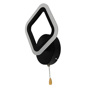 Світильник світлодіодний настінний, LED бра Sunlight чорний 6325/1SW, фото 2