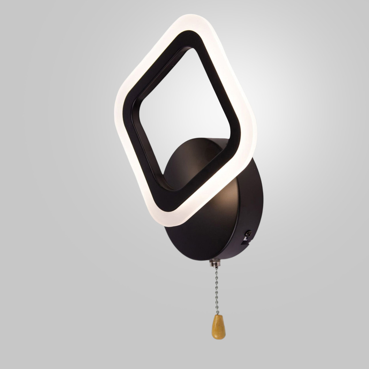 Світильник світлодіодний настінний, LED бра Sunlight чорний 6325/1SW