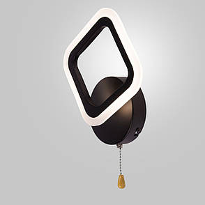 Світильник світлодіодний настінний, LED бра Sunlight чорний 6325/1SW, фото 1