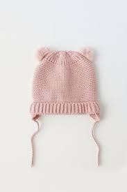 Pepco Вязана шапка з вушками на завязку 12-36 місяців 86 см, фото 1