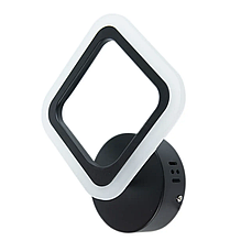 Світильник світлодіодний настінний, LED бра Sunlight чорний 6325/1SW, фото 4