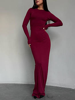 Жіноча базова сукня максі у стилі Skims