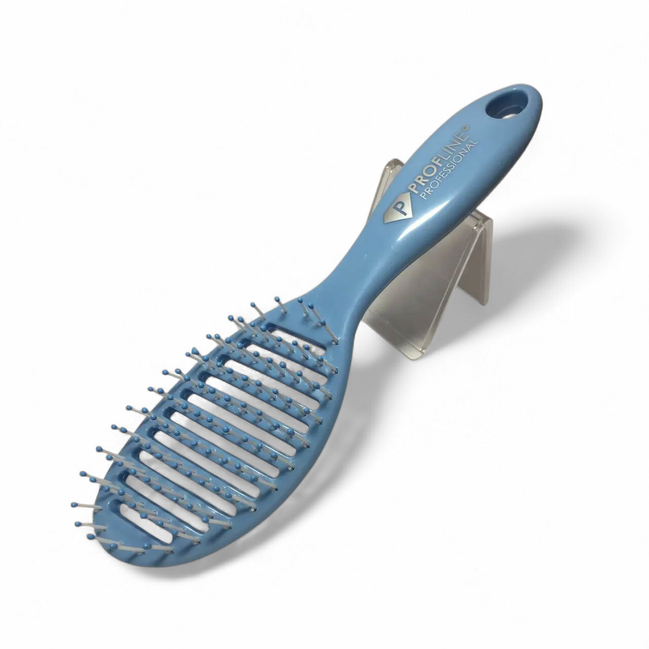 Анатомічна щітка для волосся PROFLINE Professional. Блакитний гребінець для легкого розчісування та прикореневого об'єму., фото 1