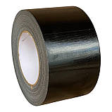 Скотч армований чорний ArmoroBlack 80 мм х 50 м, 200 мкм, фото 3