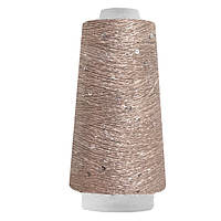 Мікропаєтка на люрексі 8 французький беж