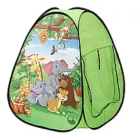 Дитячий намет 70х70х85 см Звірята 668-45