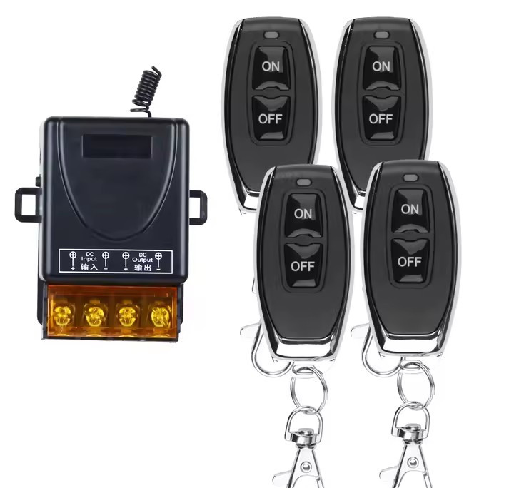 Дистанційний вимикач 433 мгц АС 220в 4 пульта, фото 1