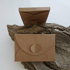 Обʼємні крафт конверти-коробочки
