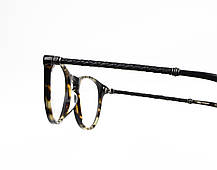 Оправа для окулярів унісекс John Varvatos V401 black/tort Шкіра Made in Japan, фото 5