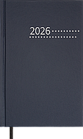 Щоденник датований 2026 (A5, жорстка обкладинка, синій) Buromax Zest BM.21167-02