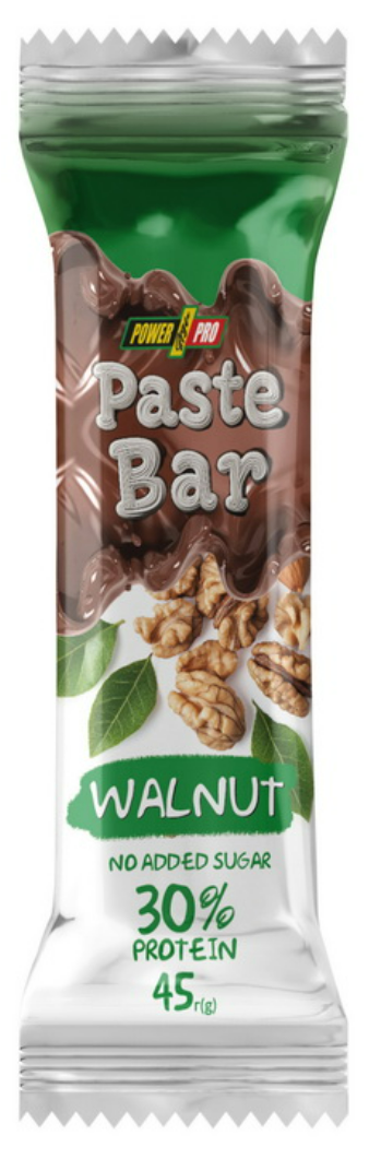 Протеїновий батончик Power Pro Paste Bar 45 г волоський горіх