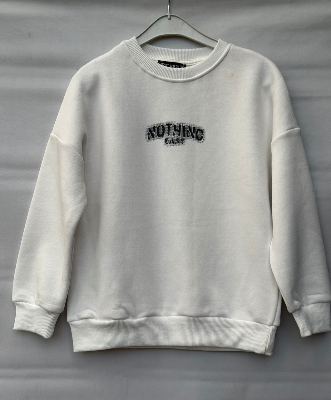 Білий теплий реглан на хлопчиків 134,140,146,152 зросту Blueland Туреччина, фото 1