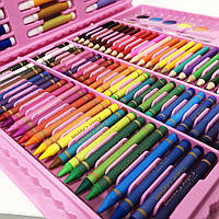 Валіза для малювання 208 предметов, Набори для малювання для дітей Творчий набір дитячий GW-71