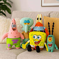 Набір м’яких іграшок Спанч Боб і друзі — 5 плюшевих героїв мультфільму, арт. 00692-21322-4, фото 3