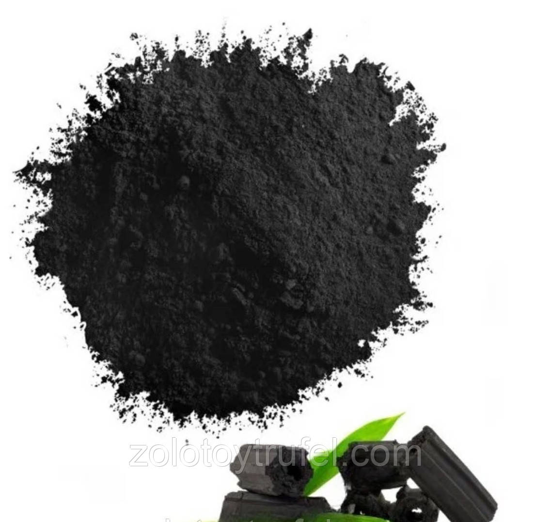 Вугільний барвник чорний рослинний універсальний 10 г, фото 1