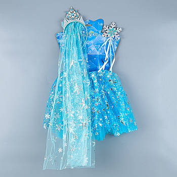 Карнавальний набір Снігова королева Зріст 98-116 см