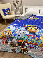 Дитяча ковдра Щенячий Патруль покривало хутряне 150х210 Коти