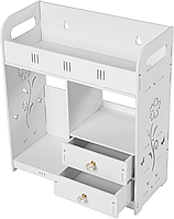 Настільний органайзер з шухлядами та полицями 37,5 × 36 см