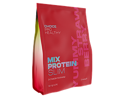 Коктейль Mix Protein slim Yummу Strawberry зі смаком полуниці 145 грамів Чойс