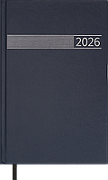 Щоденник датований 2026 (A5, жорстка обкладинка, синій) Buromax Time BM.21168-02