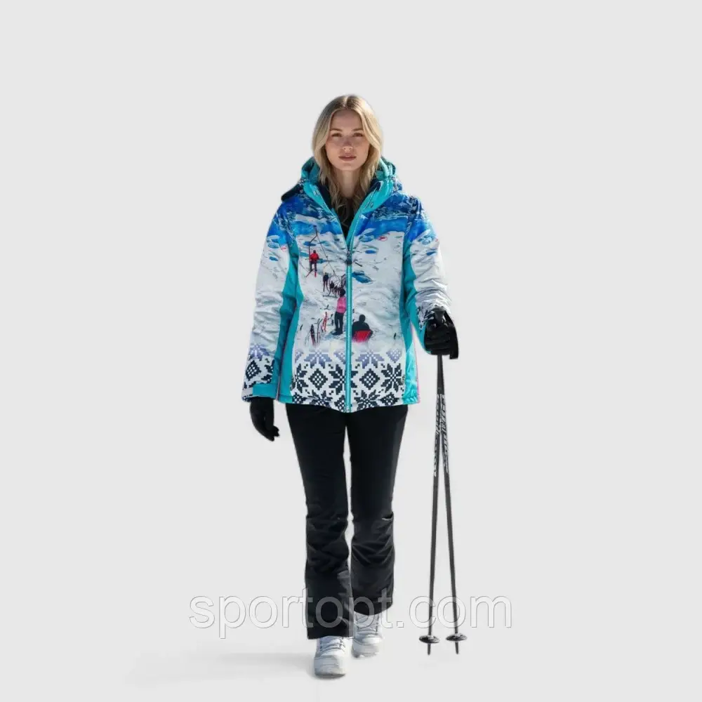 Жіноча гірськолижна куртка 58915, фото 1