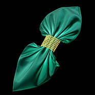 Сервірувальне кільце для серветок (зі стразами) - gold, фото 4