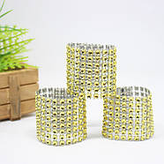 Сервірувальне кільце для серветок (зі стразами) - gold, фото 9