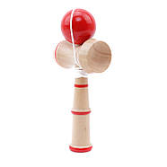 Кендама (Kendama) класична - дерев'яна іграшка-антистрес - red, фото 4