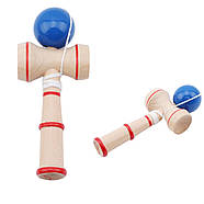 Кендама (Kendama) класична - дерев'яна іграшка-антистрес - blue, фото 3