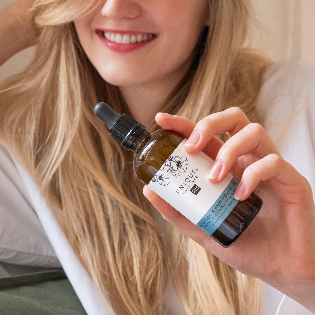 Сироватка для волосся "Зволоження та захист від забруднень" UNIQUE (Данія) 100 мл, фото 1