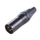 Аудіороз'єм XLR "NEUTRIK" штекер тато балансний мікрофонний аудіороз'єм